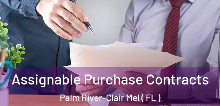  Assignable Purchase Contracts Palm River-Clair Mel ( FL )