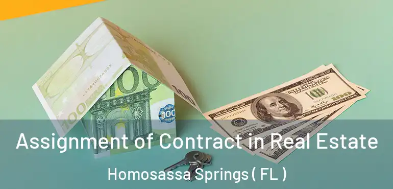  Assignment of Contract in Real Estate Homosassa Springs ( FL )