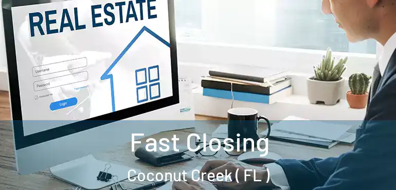  Fast Closing Coconut Creek ( FL )