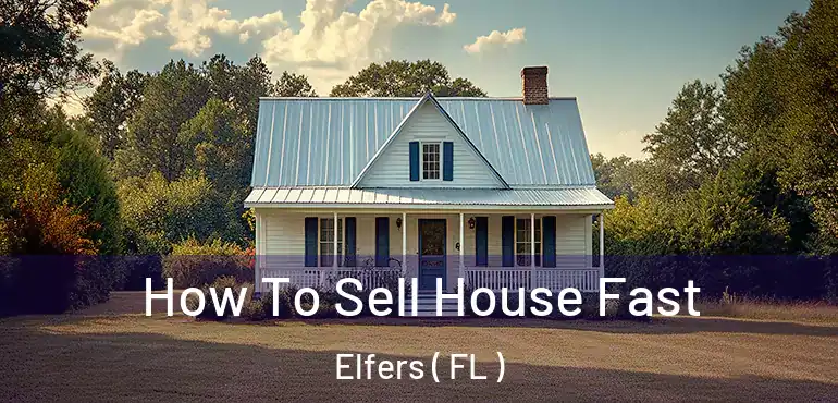  How To Sell House Fast Elfers ( FL )