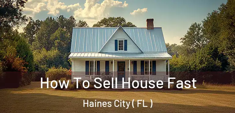  How To Sell House Fast Haines City ( FL )