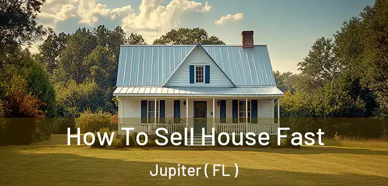  How To Sell House Fast Jupiter ( FL )