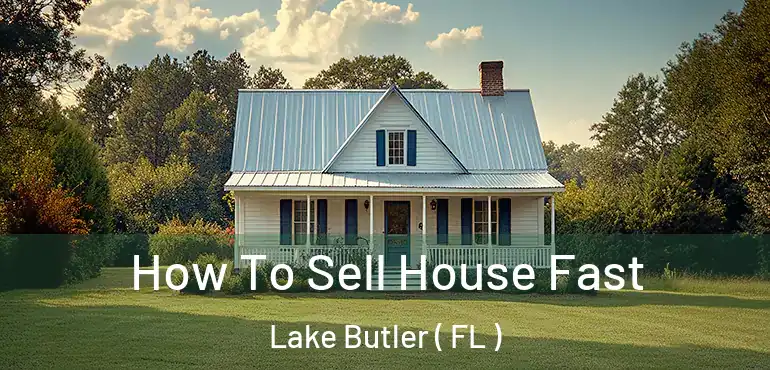 How To Sell House Fast Lake Butler ( FL )