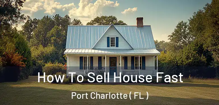  How To Sell House Fast Port Charlotte ( FL )