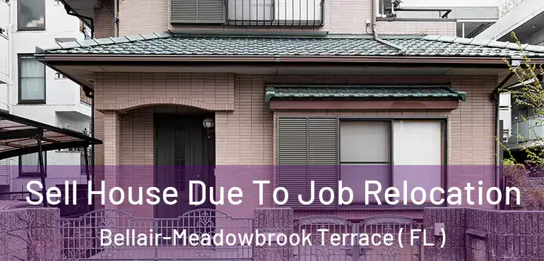  Sell House Due To Job Relocation Bellair-Meadowbrook Terrace ( FL )