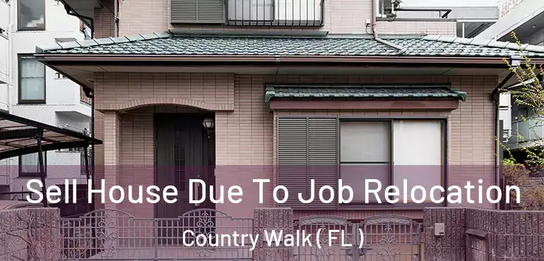  Sell House Due To Job Relocation Country Walk ( FL )