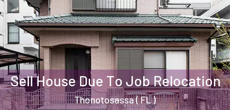  Sell House Due To Job Relocation Thonotosassa ( FL )