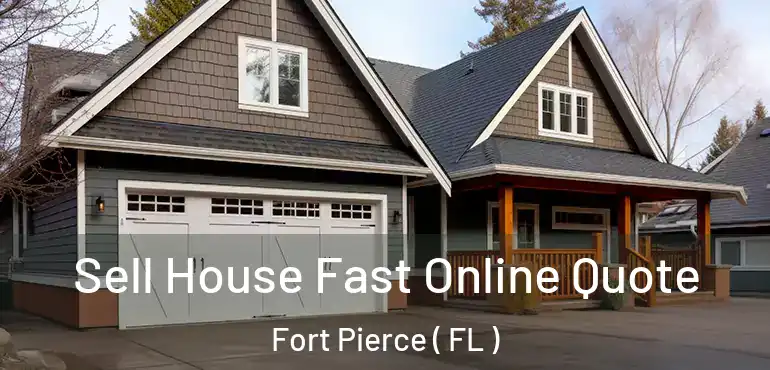  Sell House Fast Online Quote Fort Pierce ( FL )