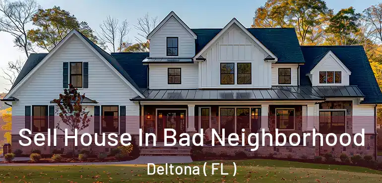 Sell House In Bad Neighborhood Deltona ( FL )