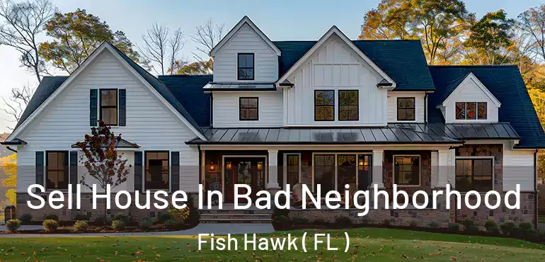  Sell House In Bad Neighborhood Fish Hawk ( FL )