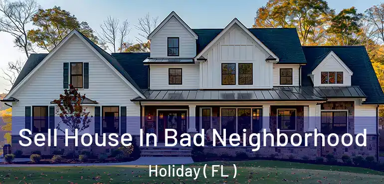  Sell House In Bad Neighborhood Holiday ( FL )