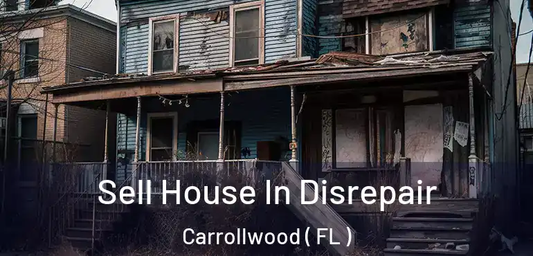  Sell House In Disrepair Carrollwood ( FL )