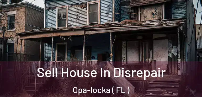  Sell House In Disrepair Opa-locka ( FL )