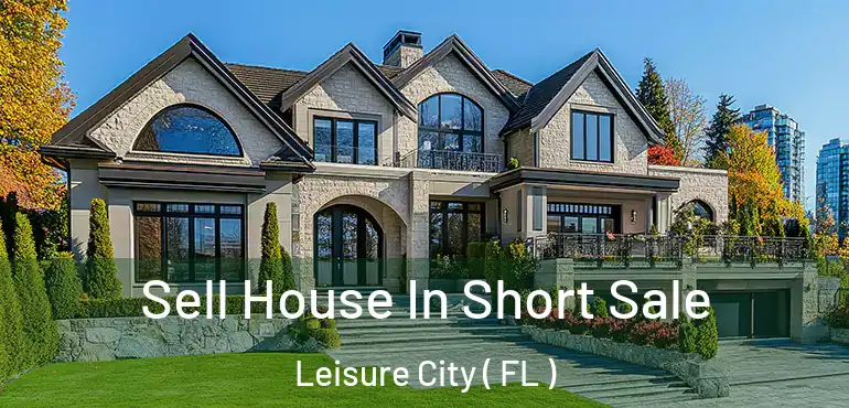  Sell House In Short Sale Leisure City ( FL )