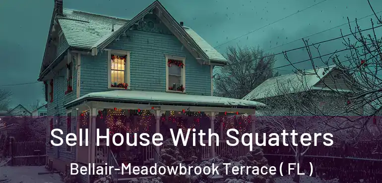  Sell House With Squatters Bellair-Meadowbrook Terrace ( FL )