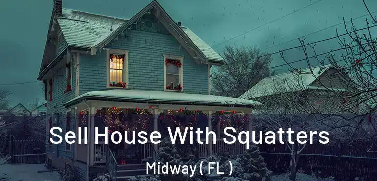  Sell House With Squatters Midway ( FL )