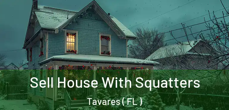  Sell House With Squatters Tavares ( FL )