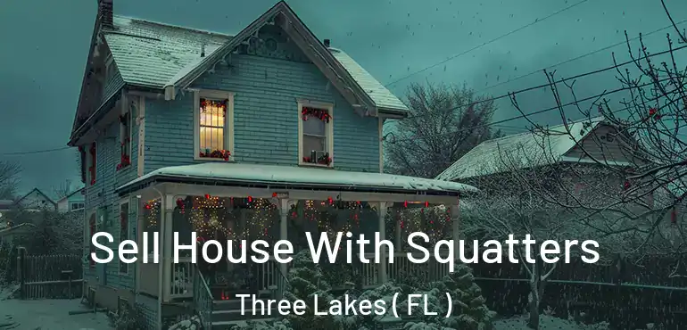 Sell House With Squatters Three Lakes ( FL )