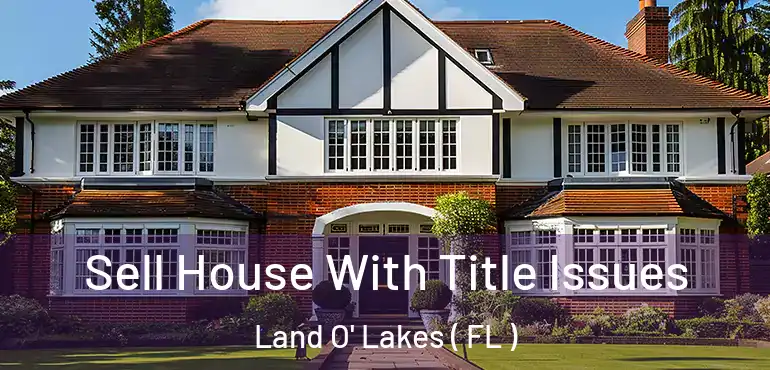  Sell House With Title Issues Land O' Lakes ( FL )