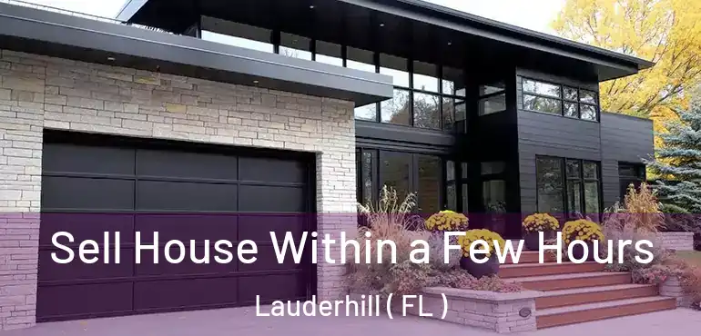  Sell House Within a Few Hours Lauderhill ( FL )