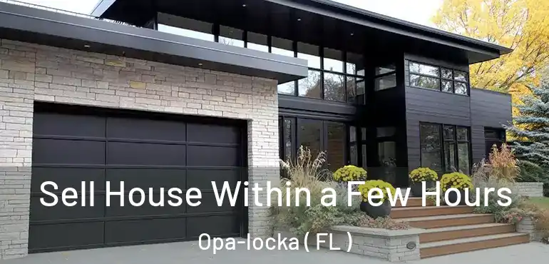  Sell House Within a Few Hours Opa-locka ( FL )