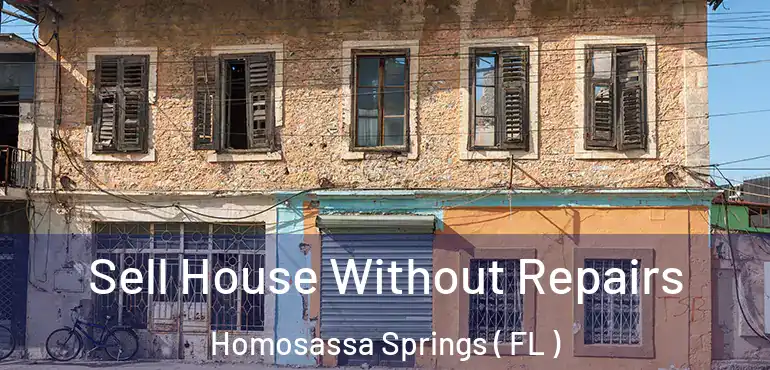  Sell House Without Repairs Homosassa Springs ( FL )