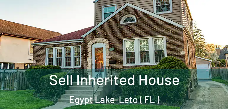  Sell Inherited House Egypt Lake-Leto ( FL )