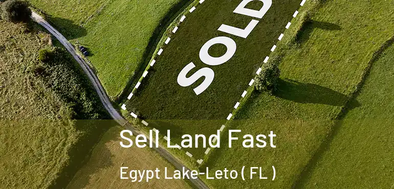  Sell Land Fast Egypt Lake-Leto ( FL )