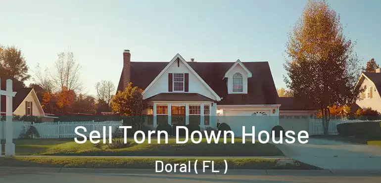  Sell Torn Down House Doral ( FL )