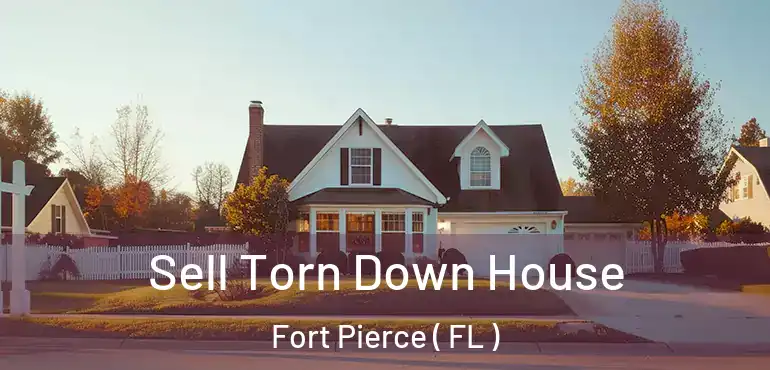  Sell Torn Down House Fort Pierce ( FL )