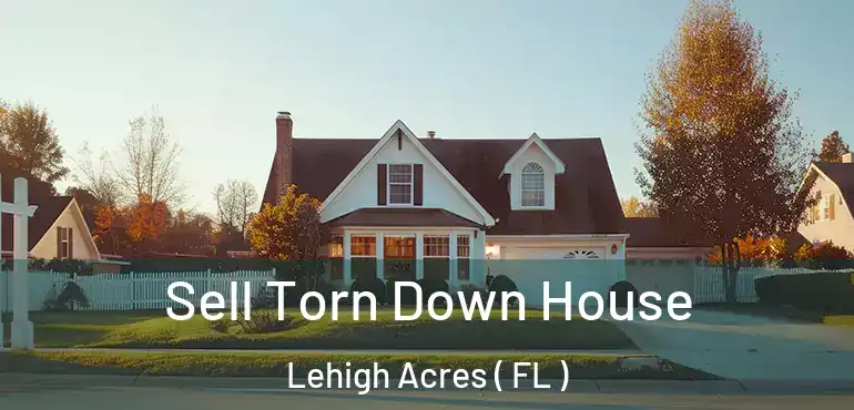  Sell Torn Down House Lehigh Acres ( FL )
