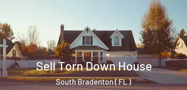  Sell Torn Down House South Bradenton ( FL )
