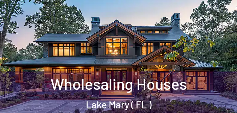  Wholesaling Houses Lake Mary ( FL )