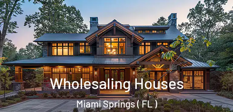  Wholesaling Houses Miami Springs ( FL )